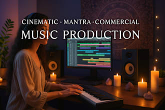 be your music producer, commercial cinematic, songwriter, vocalist, mantra song