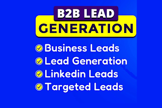 build targeted USA b2b lead for any industry