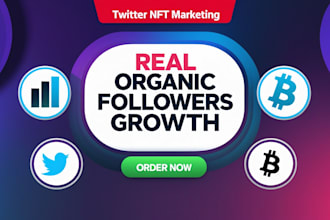 do twitter x marketing and promotion with organic growth perfectly