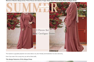 build modern burkini abaya shopify store emirate, jalabiya, turban,hijab website