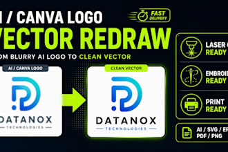 clean up and vectorize your ai or canva logo
