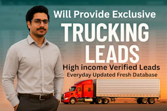 generate USA trucking leads with fmcsa verified carrier data