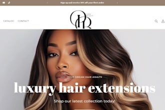 hair extension website hair extension shopify store hair extension shopifystore