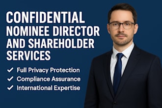 assist you in arranging a confidential nominee director service