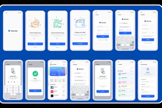 design fintech app UI UX bank app dashboard  wallet app UI UX prototype in figma