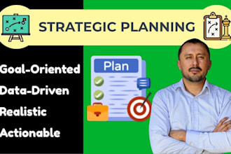 develop a strategic business plan to help you grow and scale