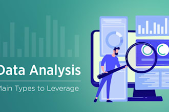 be your data analyst, data visualization, excel and power bi expert