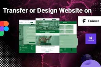 transfer or design website on framer hostinger framer figma