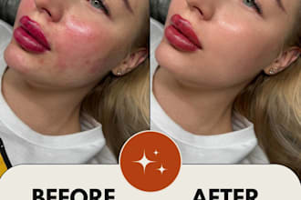 beauty retouch and instagram banner design