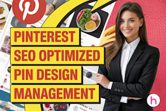 be your pinterest manager for pins, marketing, SEO, and ads
