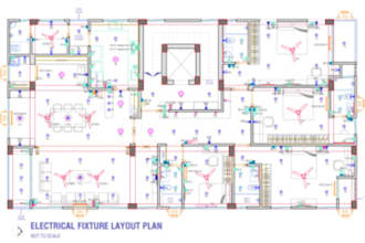 do electrical design, mep drawing, hvac, plumbing, lighting design, city permit