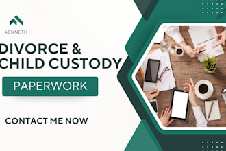 be your divorce coach and help prepare your family court paperworks
