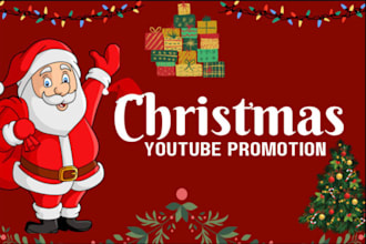 organic promote cartoon youtube channel christmas music anime video promotion