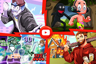 draw cartoon youtube thumbnails
