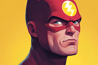 create comic book art and comic book illustration