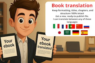 translate your book into any of these language