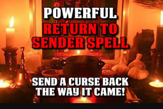 cast extreme send back to sender spell remove negative energy