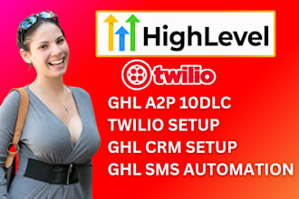 gohighlevel a2p 10dlc gohighlevel crm ghl sms automation twilio setup