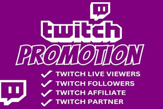 do twitch promotion twitch viewers twitch affiliate twitch partner live viewers