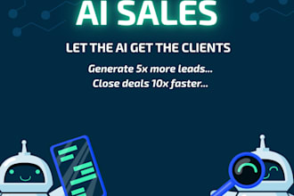 get you automated sales with ai, no more stress of getting clients
