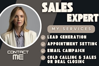 be your high ticket sales closer virtual assistant sales expert telemarketing