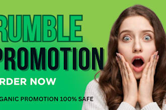 rumble setup promotion, rumble channel monetization, rumble followers and views