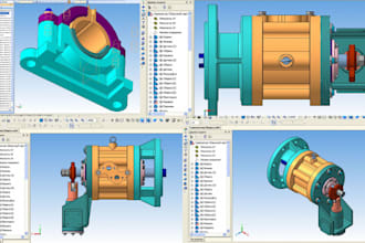 3d cad model design fusion 360 solidworks mechanical inventor cnc catia autocad