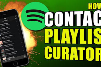 pitch your music to my personal network of spotify playlist curators