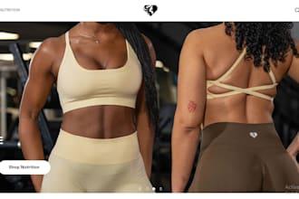 shopify clothing brand website streetwear y2k activewear clothing shopify store