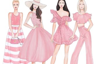 draw stylish fashion illustration sketches and concept art for your brand