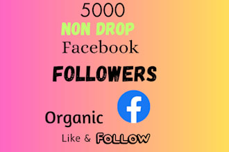 add your 1000 facebook like, followers organically