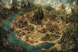 create vector maps, event maps, fantasy festival maps