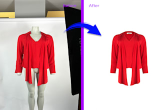 do ghost mannequin, symmetrical neck joint, shaping