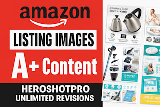 design  high converting amazon listing images and infographics