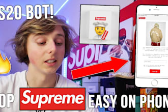 create supreme bot, steam bot, offerup bot, check out, vinted bot,adidas bot