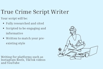 write your next true crime blog, podcast or video script