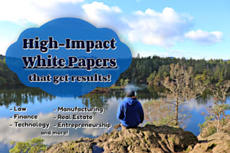 write high impact white papers which deliver results
