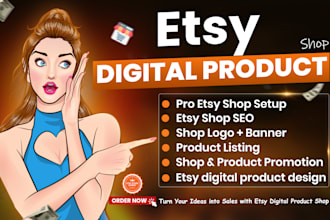 do etsy digital product design, etsy seo on etsy shop for etsy digital products