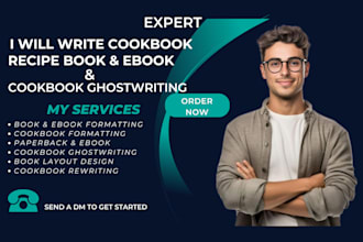 recipe book, cookbook writer, cookbook formatting, cookbook design for cookbook