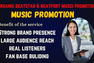 promote beatstar and beatport tracks to reach real millions of audience