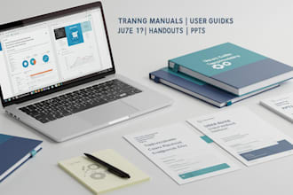 create training, instructional manual course, workbook, user guide, handout, ppt