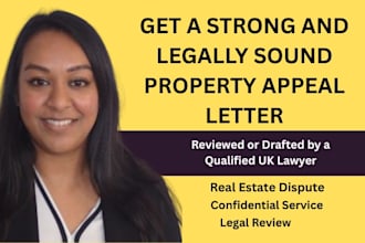 be UK lawyer for real estate lawsuit, property appeal and demand letter drafting