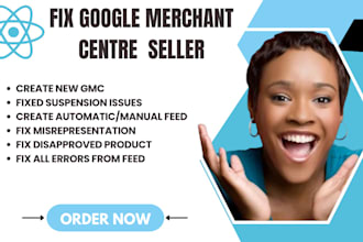 reactive google merchant center suspension with fix gmc issue, shopping ads