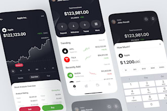 develop stock trading app, meme coin app, forex trading app, coin exchange app