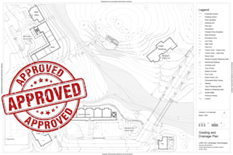 design grading drainage plan stormwater erosion control sediment plans pe stamp