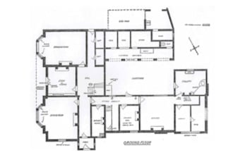 draw architectural floor plan using autocad 2d drawing, house plan drafting