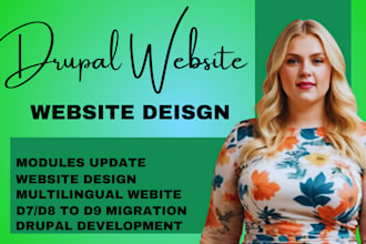migrate, develop, and customize drupal website