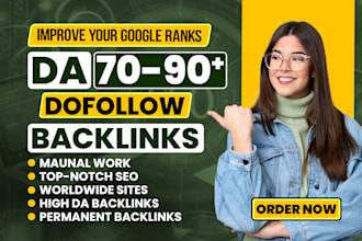 boost your website ranking using white hat high authority dofollow SEO backlinks