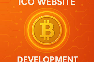 build ico website, ico cryptocurrency selling website, crypto dashboard UI, dapp