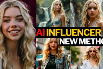 create realistic ai influencer model for instagram fanvue ai onlyfans flux ai